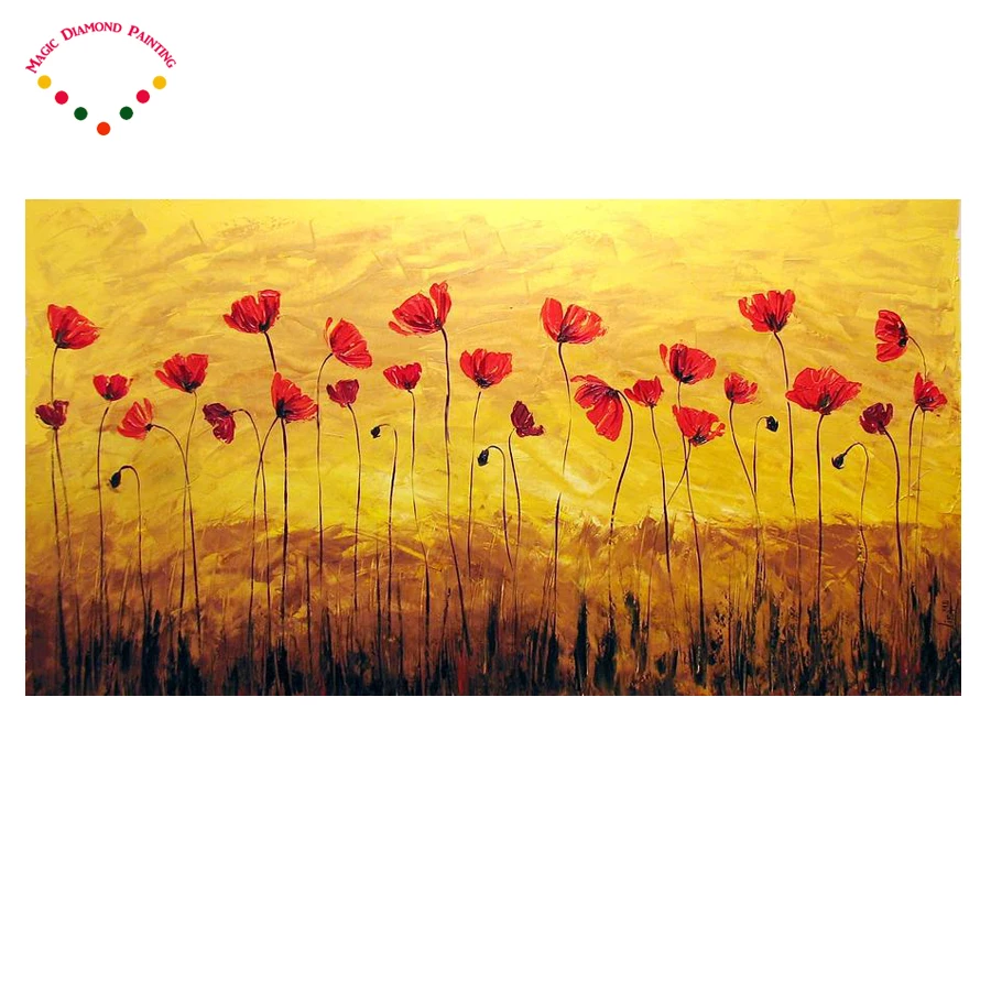 Rhinestones mosaic painting 5D Poppies round full drill diamond painting diamond embroidery cross stitch
Rhinestones mosaic painting 5D Poppies round full drill diamond painting diamond embroidery cross stitch
