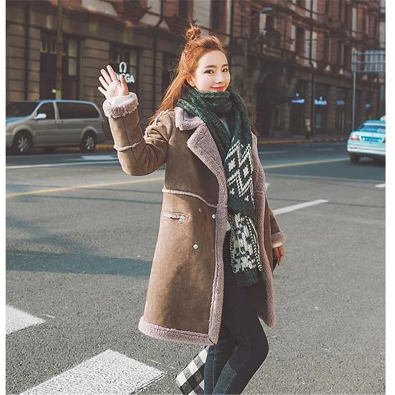 2017Winter New Women Korean Loose Thick Coat Medium Style Ction Lamb Hair Jacket Deer Leather Warm Parka Female Outerwear Q949
2017Winter New Women Korean Loose Thick Coat Medium Style Ction Lamb Hair Jacket Deer Leather Warm Parka Female Outerwear Q949