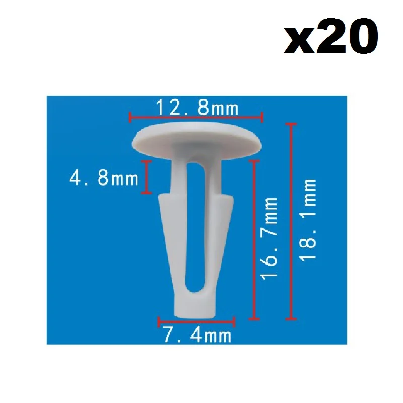 20pcs For Honda Hood seal strip plastic nail / Nylon Rivet Fastener Fender Retainer Push Clip
20pcs For Honda Hood seal strip plastic nail / Nylon Rivet Fastener Fender Retainer Push Clip