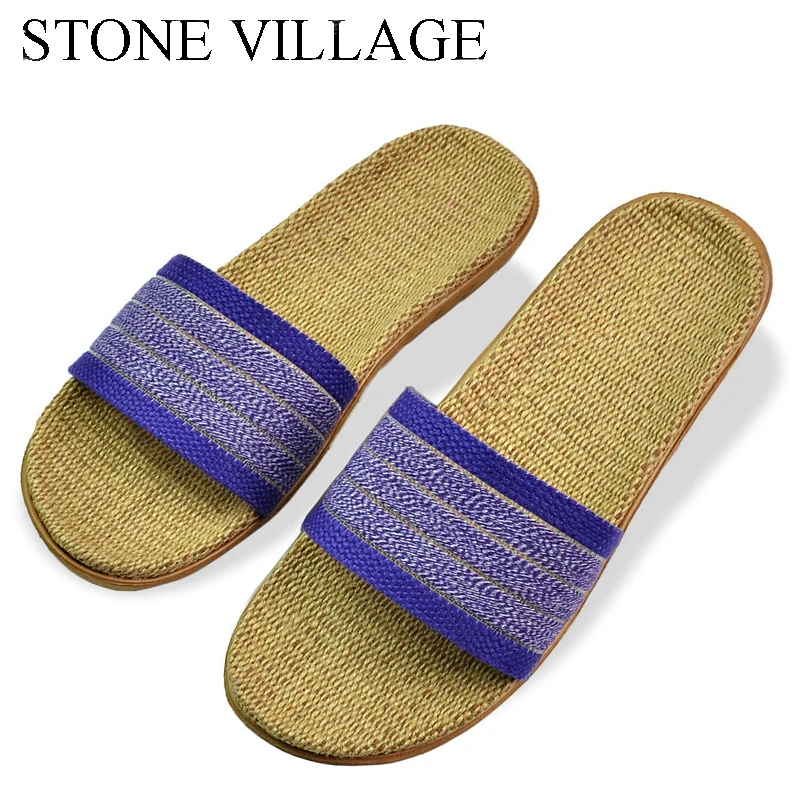 STONE VILLAGE Home Slippers Female Linen Slippers Summer Home Couple Floor Slippers Women Summer Sandals Size EU35-44 ST521
STONE VILLAGE Home Slippers Female Linen Slippers Summer Home Couple Floor Slippers Women Summer Sandals Size EU35-44 ST521