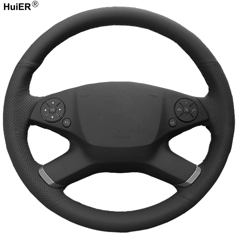 HuiER Hand Sewing Car Steering Wheel Cover Microfiber For Mercedes Benz E300L 2010-2013 E-Class W212 E 200 260 300 2009-2013
HuiER Hand Sewing Car Steering Wheel Cover Microfiber For Mercedes Benz E300L 2010-2013 E-Class W212 E 200 260 300 2009-2013
