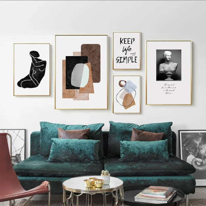 Nordic Abstract Color Block Statue Art Sweet Home Canvas Paintings Black and White Poster Print Wall Pictures Living Room Decor
Nordic Abstract Color Block Statue Art Sweet Home Canvas Paintings Black and White Poster Print Wall Pictures Living Room Decor