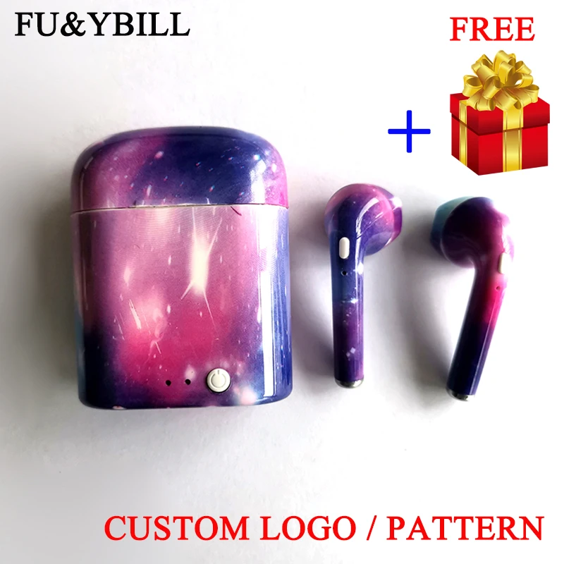 Fu & y Bill заказной продукт Bluetooth наушники Близнецы V4.2 стерео гарнитура для всех