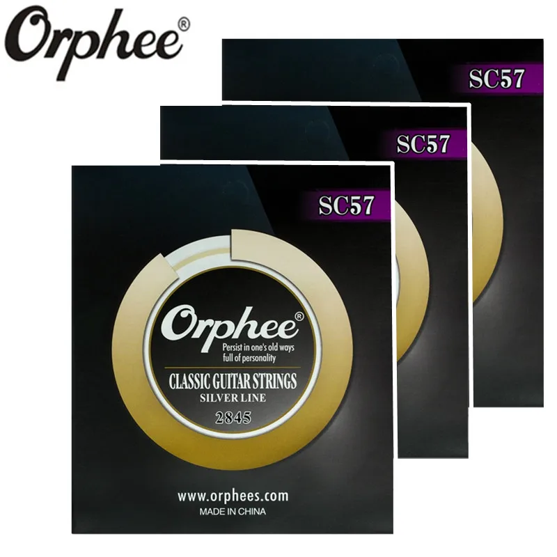 Orphee SC57 028-045 Classical Guitar Strings nylon silver jacketed wire Vacuum Packaging Guitar Parts 3 Set
Orphee SC57 028-045 Classical Guitar Strings nylon silver jacketed wire Vacuum Packaging Guitar Parts 3 Set