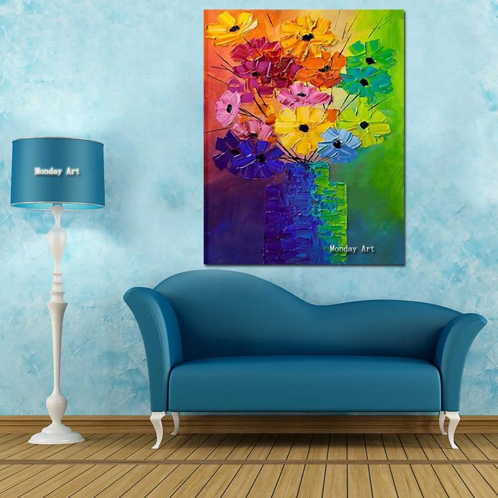 Hot sale purpleflower morden 100% Handmade oil Painting Picture on the Wall art home Decoration Abstract art on Canvas for room
Hot sale purpleflower morden 100% Handmade oil Painting Picture on the Wall art home Decoration Abstract art on Canvas for room