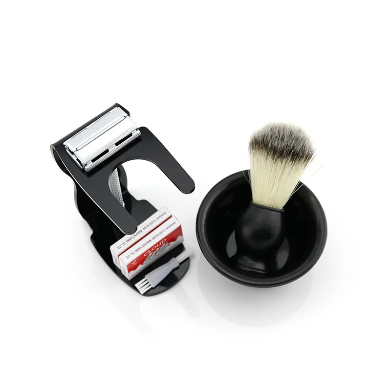 WEISHI Safety Razor 9306-EL Matte Chromium with black ACRYLIC shaving brush stand + 20PCS blades + Bowl + Shaving brush NEW
WEISHI Safety Razor 9306-EL Matte Chromium with black ACRYLIC shaving brush stand + 20PCS blades + Bowl + Shaving brush NEW