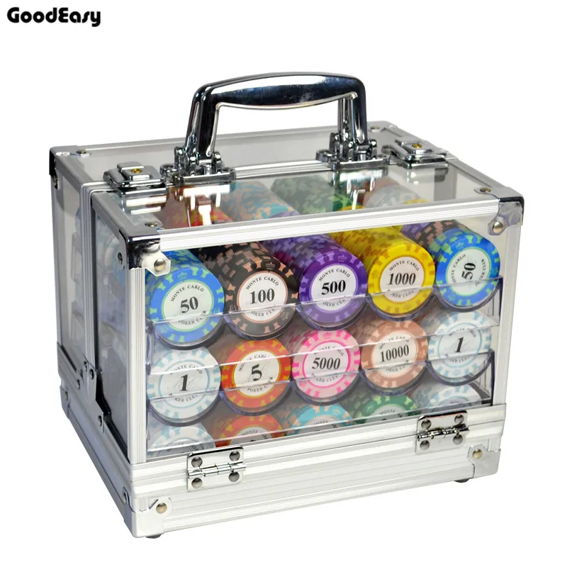 600/1000PCS Crown Clay Chips Sets with Acrylic Box 14 Colors and Denominatn Texas Hold'em Poker Chips 14g
600/1000PCS Crown Clay Chips Sets with Acrylic Box 14 Colors and Denominatn Texas Hold'em Poker Chips 14g
