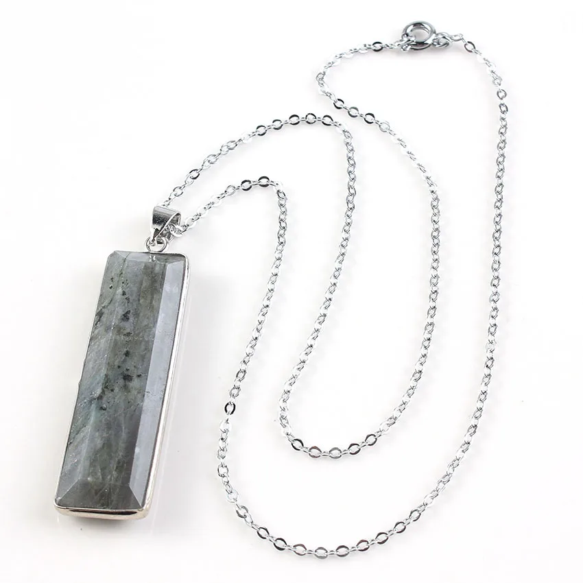 Trendy-beads Popular Silver Plated Rectangle Labradorite Stone Section Pendant Necklace Fashion Jewelry
Trendy-beads Popular Silver Plated Rectangle Labradorite Stone Section Pendant Necklace Fashion Jewelry