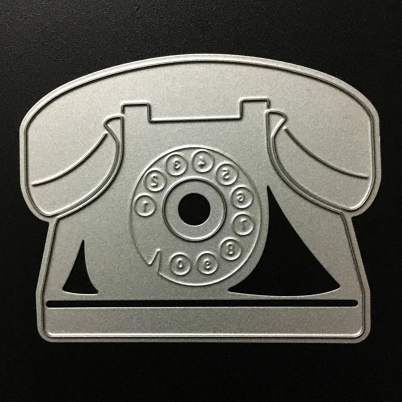 SCD053 Telephone Metal Cutting Dies Scrapbooking Stencils DIY Cards Album Decoration Embossing Folder Die Cutter Tools Template
SCD053 Telephone Metal Cutting Dies Scrapbooking Stencils DIY Cards Album Decoration Embossing Folder Die Cutter Tools Template