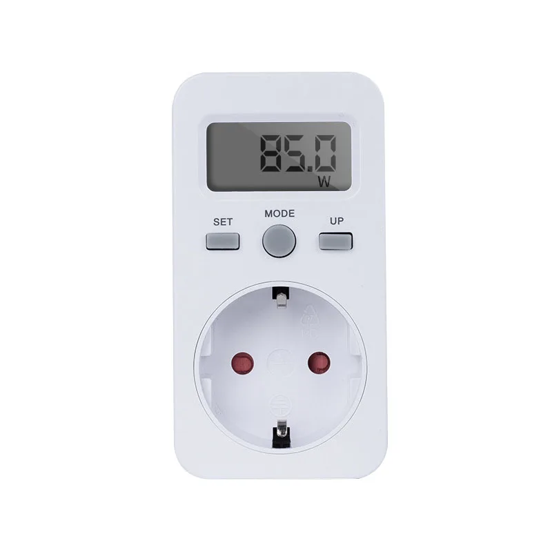 High Quality SH-130 16A 230V US EU Plug Digital Plug in Power Monitor Energy Meter Socket with LCD
High Quality SH-130 16A 230V US EU Plug Digital Plug in Power Monitor Energy Meter Socket with LCD