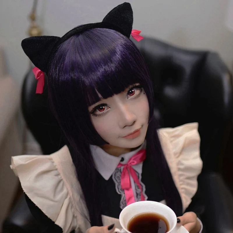 Женский парик из прямых синтетических волос Ore No Imouto Ga Konnani Kawaii Wake Ga Nai Gokou Ruri, длина 80 см, Фиолетовый парик для косплея
Женский парик из прямых синтетических волос Ore No Imouto Ga Konnani Kawaii Wake Ga Nai Gokou Ruri, длина 80 см, Фиолетовый парик для косплея