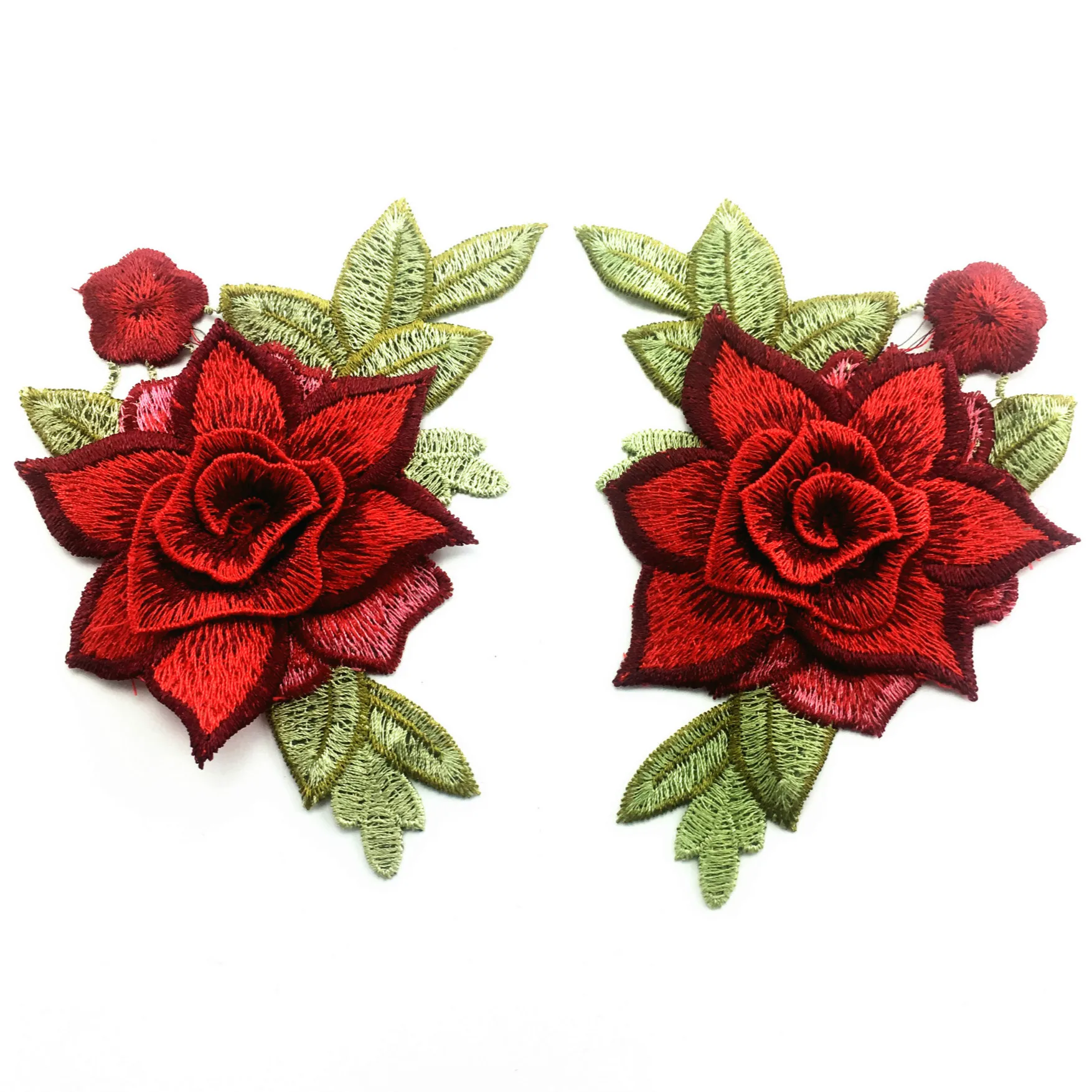 Red Rose Applique Embroidery Flower Patches Peony Flowers Patches for Clothing Sewing Patch Decorations for Clothes Shoes Dress
Red Rose Applique Embroidery Flower Patches Peony Flowers Patches for Clothing Sewing Patch Decorations for Clothes Shoes Dress