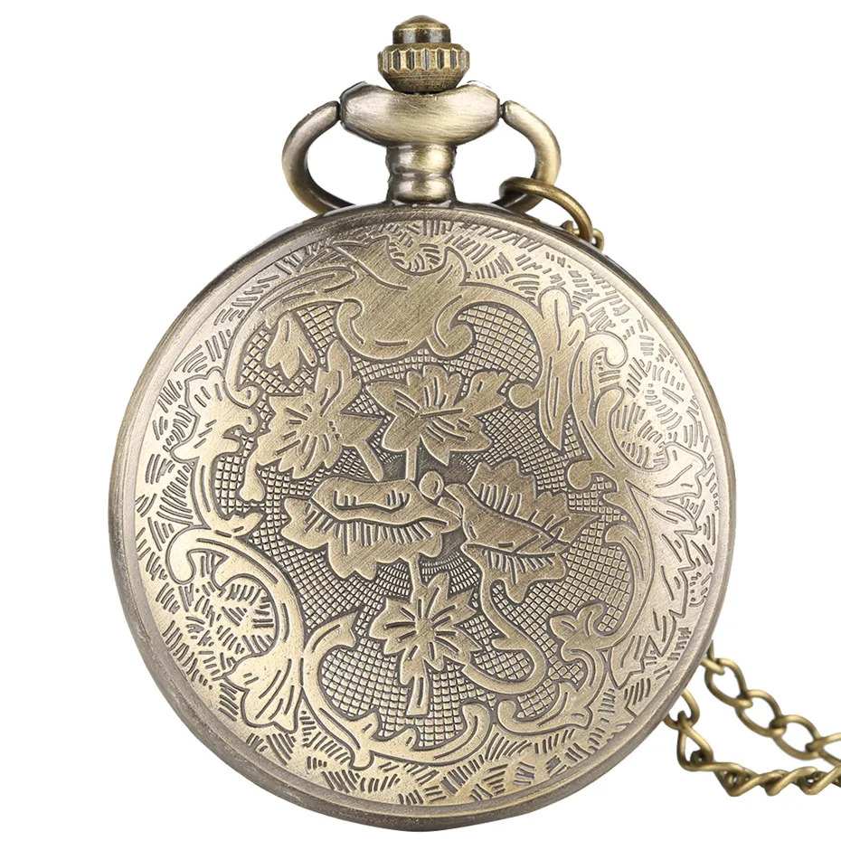 Bronze Color The MARAUDER'S MAP Quartz Pocket Watch Necklace Pendant Carving Design Women Men Unisex Watches Clock Gifts 2019 | Наручные