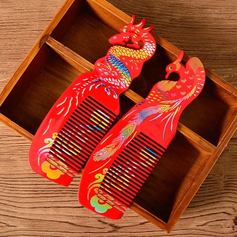 Wedding Comb Red Pair Combs Plastic Dragon And Phoenix Hairbrush A Bride Dowry Supplies Festive Marry Straight Hairdressing Sale
Wedding Comb Red Pair Combs Plastic Dragon And Phoenix Hairbrush A Bride Dowry Supplies Festive Marry Straight Hairdressing Sale