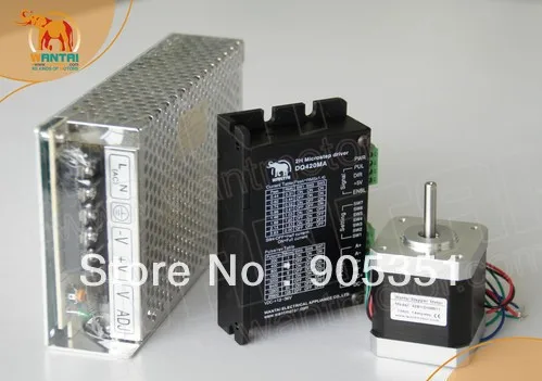 New Arrival! Wantai Nema 17 Stepper Motor 42BYGHW609 56oz-in+Driver DQ420MA 1.7A 36V 128Micro+Power CNC Plasma Grind Foam Laser
New Arrival! Wantai Nema 17 Stepper Motor 42BYGHW609 56oz-in+Driver DQ420MA 1.7A 36V 128Micro+Power CNC Plasma Grind Foam Laser