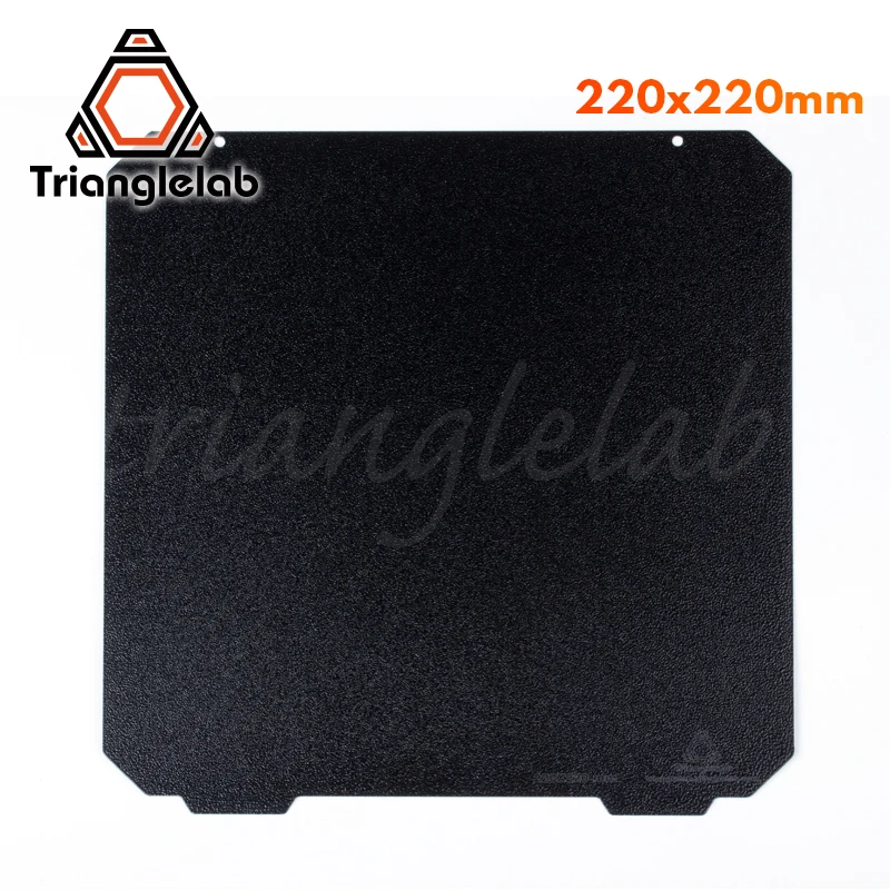 Trianglelab 220X220 двухсторонний текстурированный PEI пружинный стальной лист с
