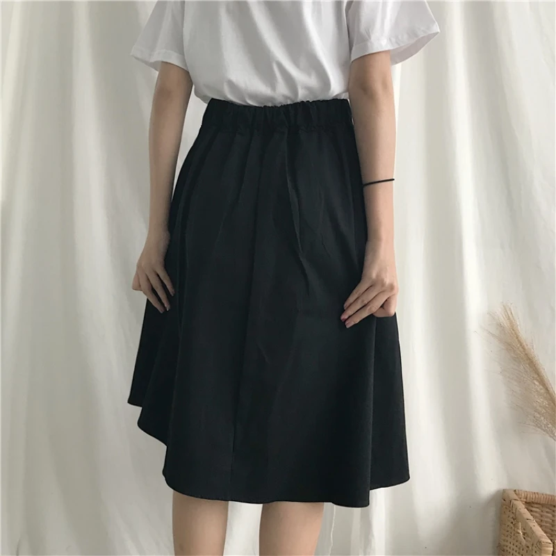Summer New Fashion Women's Clothing Plus Size High Waist 2018 Skirt Loose Pure Color High Quality Female Skirts Casual YZH219
Summer New Fashion Women's Clothing Plus Size High Waist 2018 Skirt Loose Pure Color High Quality Female Skirts Casual YZH219
