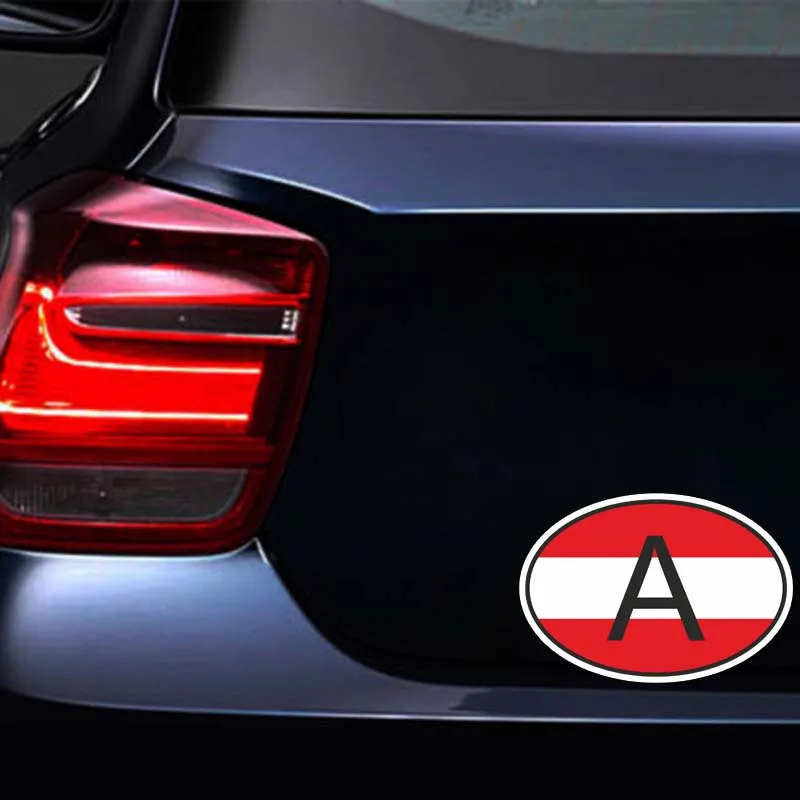 YJZT 15 см * 10 персональная забавная наклейка для автомобилей A Австрия код страны