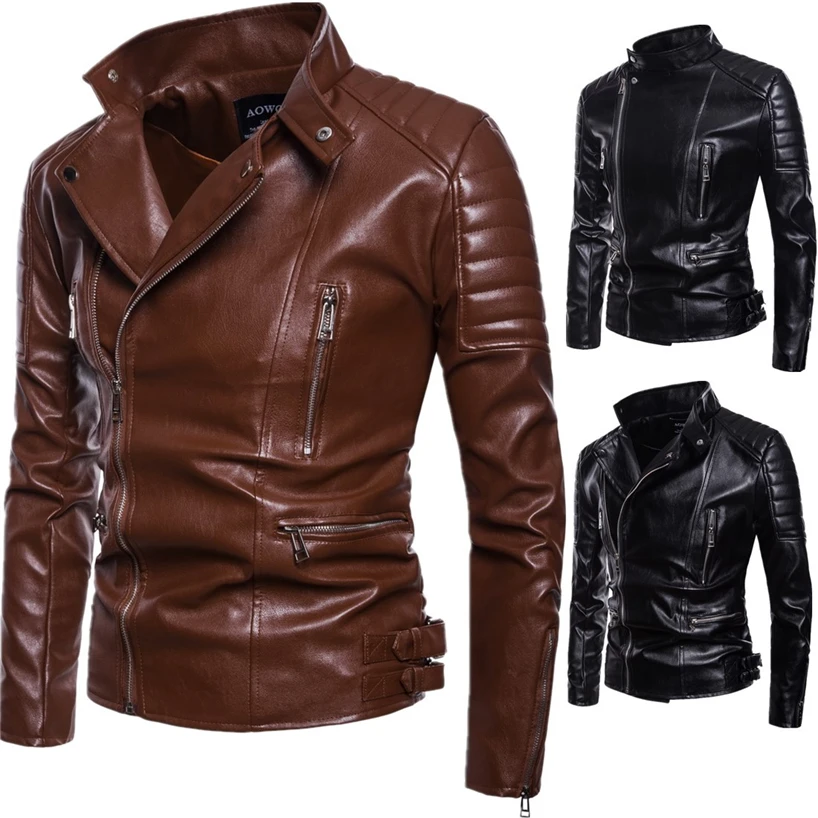 Black PU Leather Jacket Men Loose Comfortable Elegant Mens Coats Size 5XL Fashion Casual Man Faux Leather Coat European Size
Black PU Leather Jacket Men Loose Comfortable Elegant Mens Coats Size 5XL Fashion Casual Man Faux Leather Coat European Size