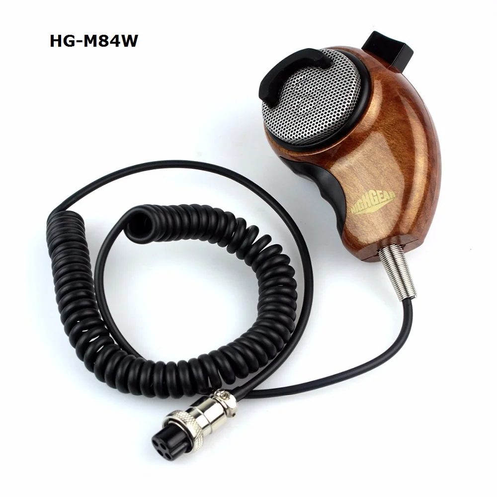 Фото HG M84W 4Pin Ham Mic наплечный микрофон с шумоподавлением под дерево динамики для Cobra (купить)