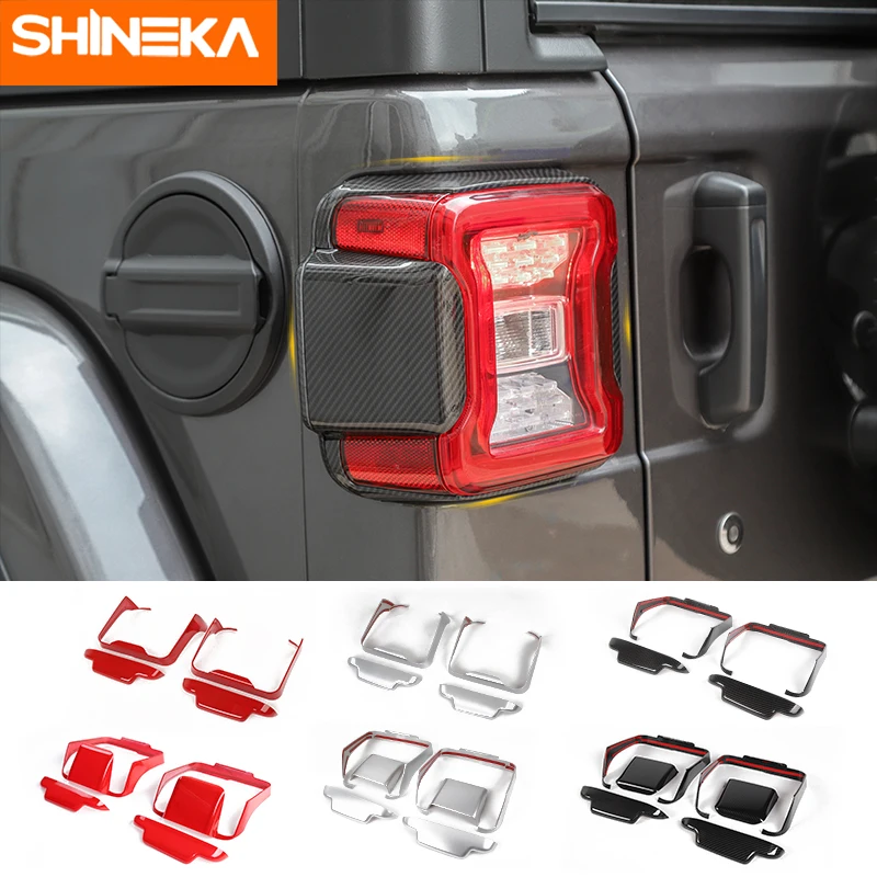 SHINEKA Lamp Hoods ABS Car Taillight decorative frame Cover Stickers For Jeep Wrangler JL 2018+ Advanced Car Styling Accessories
SHINEKA Lamp Hoods ABS Car Taillight decorative frame Cover Stickers For Jeep Wrangler JL 2018+ Advanced Car Styling Accessories