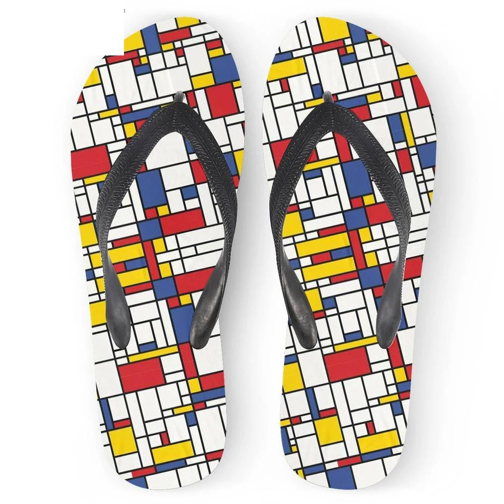 Customized Summer Men Mondrian Flip Flops Fashion Man's Casual Shoes Non-slip Boy Male Home Sandals Rubber Slippers Zapatillas
Customized Summer Men Mondrian Flip Flops Fashion Man's Casual Shoes Non-slip Boy Male Home Sandals Rubber Slippers Zapatillas