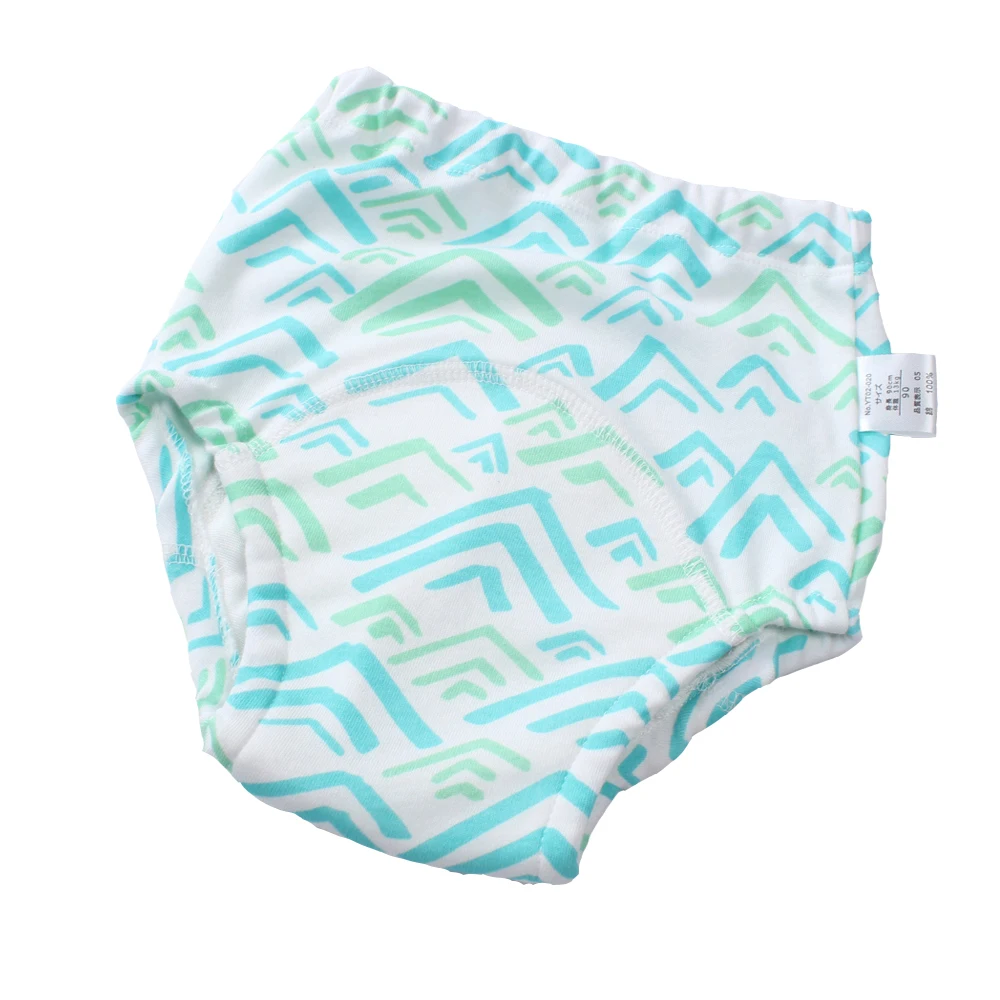 Reusable Washable 4Layers Baby Training Pants Infant Cotton Waterproof Changing Nappies for Girls Boys Cloth Diapers 18M-4T | Мать и