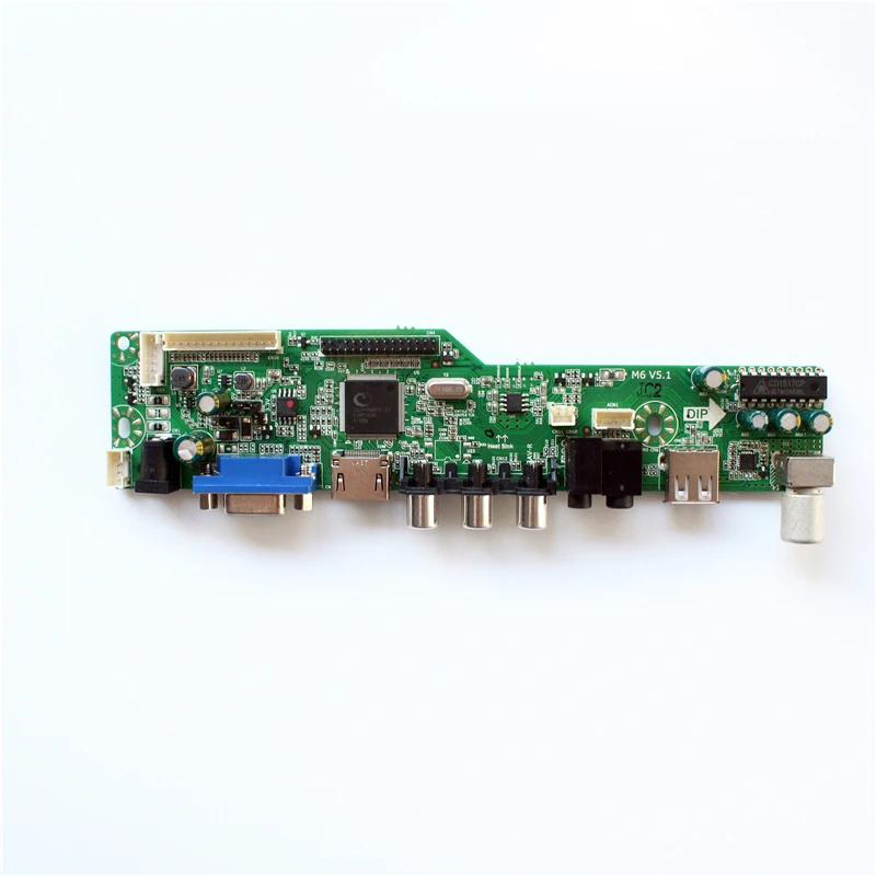M6V5 ЖК дисплей ТВ плата контроллера с AV VGA Аудио USBHDMI совместимый для 20 1 дюймов 4