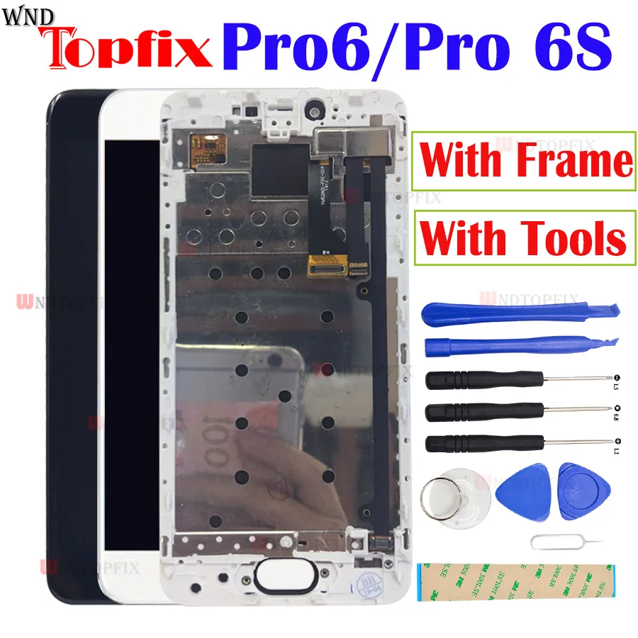 

5.2" TFT For Meizu Pro 6 LCD Display Touch Screen With Frame Digitizer Assembly For Meizu Pro 6s LCD Display
