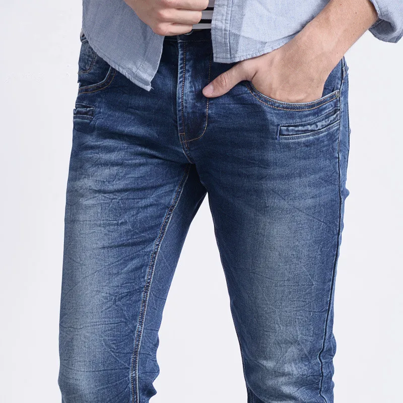 Brand Jeans Men Summer Large Plus Size Designer Cotton Ripped Stretchy Pants Trousers Blue Denim Men's Mid Full Length Straight
Brand Jeans Men Summer Large Plus Size Designer Cotton Ripped Stretchy Pants Trousers Blue Denim Men's Mid Full Length Straight