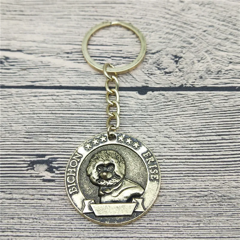 New Trendy Retro Bichon Frise Key Chains Fashion Pet Dog Jewellery Bichon Frise Keychain Bag Keyring For Women Men
New Trendy Retro Bichon Frise Key Chains Fashion Pet Dog Jewellery Bichon Frise Keychain Bag Keyring For Women Men