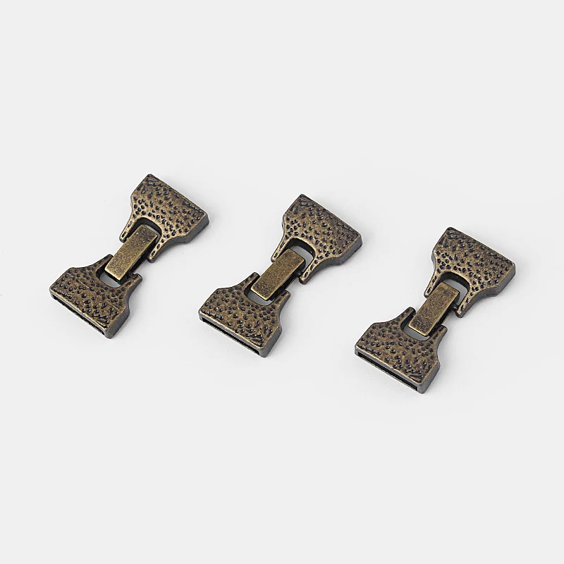 5 Sets Antique Bronze Uneven Surface Snap Clasp For 14.5*2mm Flat Leather Cord Bracelet Jewelry Fittings
5 Sets Antique Bronze Uneven Surface Snap Clasp For 14.5*2mm Flat Leather Cord Bracelet Jewelry Fittings