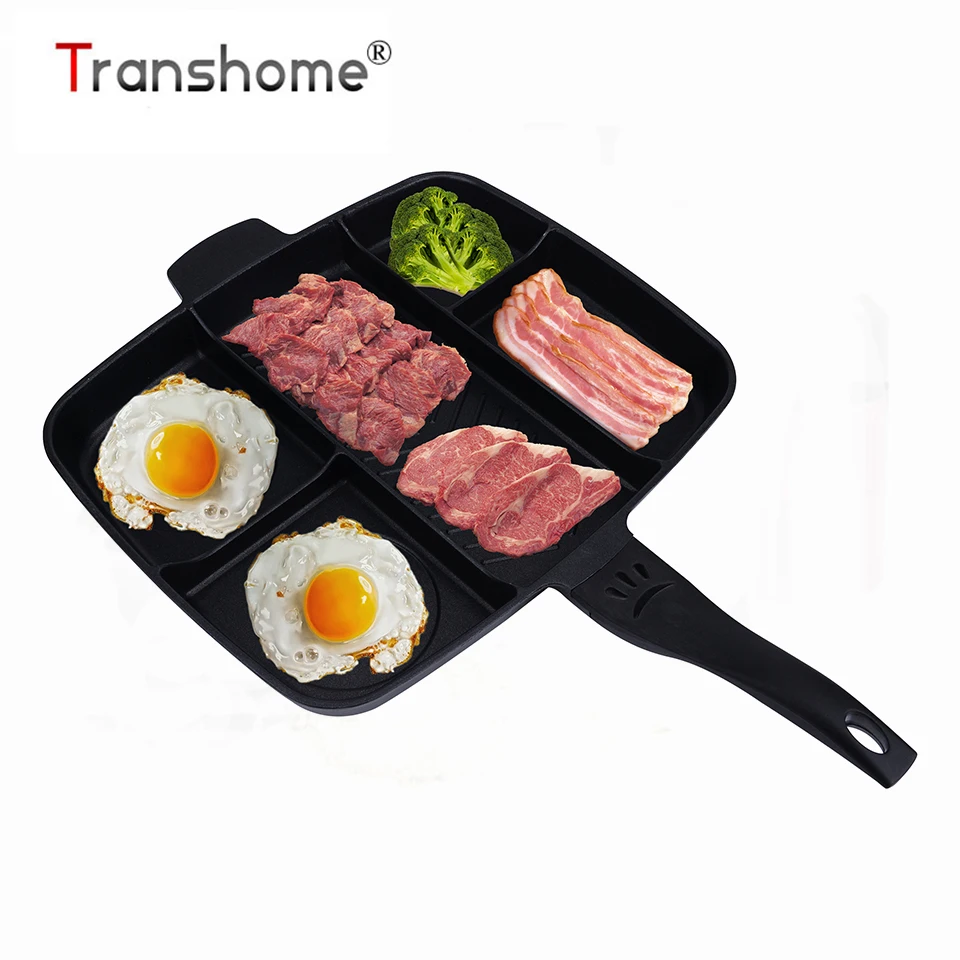 Transhome Frying Pan 5 in 1 Magic Grill Pan Master Pan Non-Stick Divided Grill Pan Fry Oven Skillet Cookware Kitchen Accessories
Transhome Frying Pan 5 in 1 Magic Grill Pan Master Pan Non-Stick Divided Grill Pan Fry Oven Skillet Cookware Kitchen Accessories