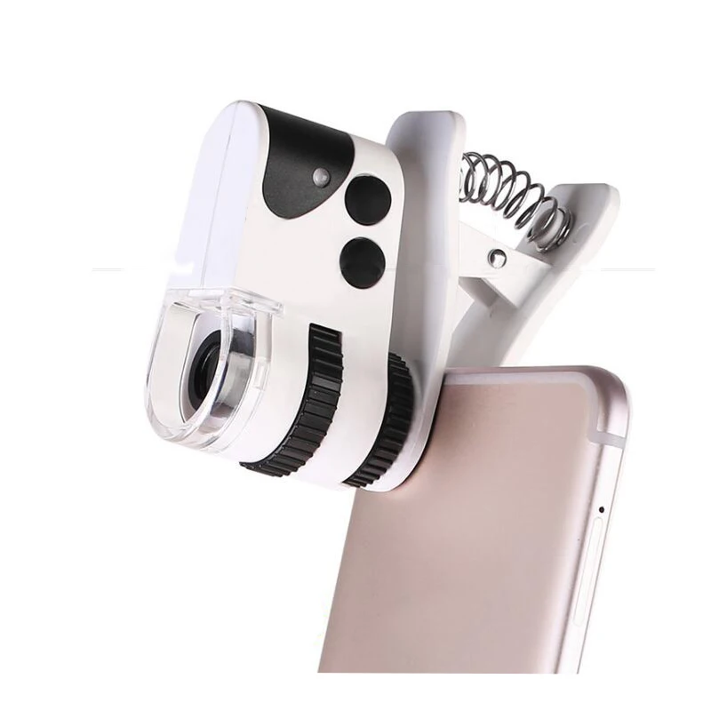 Magnifie 60X Rechargeable Mobile Optical Magnifying glass Universal Mobile Phone LED Lights High magnification clear magnifier
Magnifie 60X Rechargeable Mobile Optical Magnifying glass Universal Mobile Phone LED Lights High magnification clear magnifier
