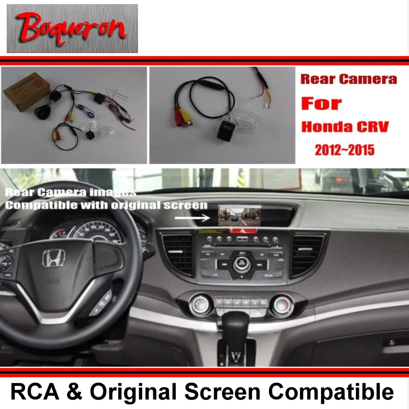 Автомобильная камера заднего вида HD, для Honda CRV CR-V, 2012 ~ 2015, ночное видение, RCA, оригинальный экран
Автомобильная камера заднего вида HD, для Honda CRV CR-V, 2012 ~ 2015, ночное видение, RCA, оригинальный экран