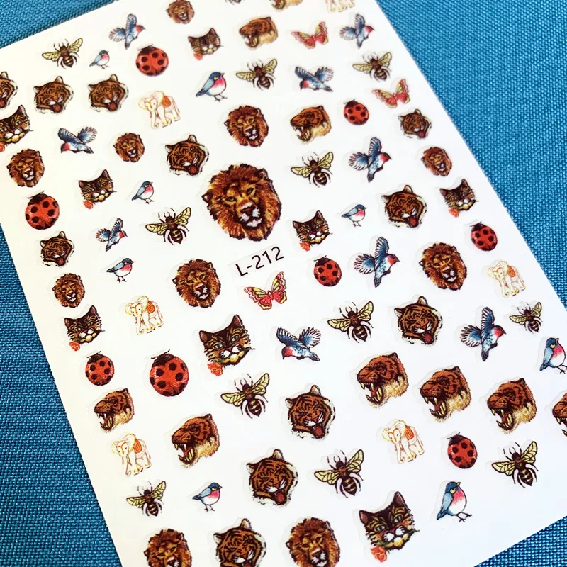 Newest 261 Animal plant 3d nail art sticker nail decal stamping export japan designs rhinestones decorations
Newest 261 Animal plant 3d nail art sticker nail decal stamping export japan designs rhinestones decorations