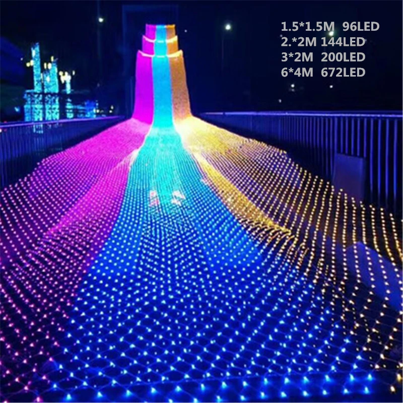 DHL LED Net Light 8 * 10M 8 kinds of patterns of weaving rope Christmas lights Holiday Lights garden lamp
DHL LED Net Light 8 * 10M 8 kinds of patterns of weaving rope Christmas lights Holiday Lights garden lamp