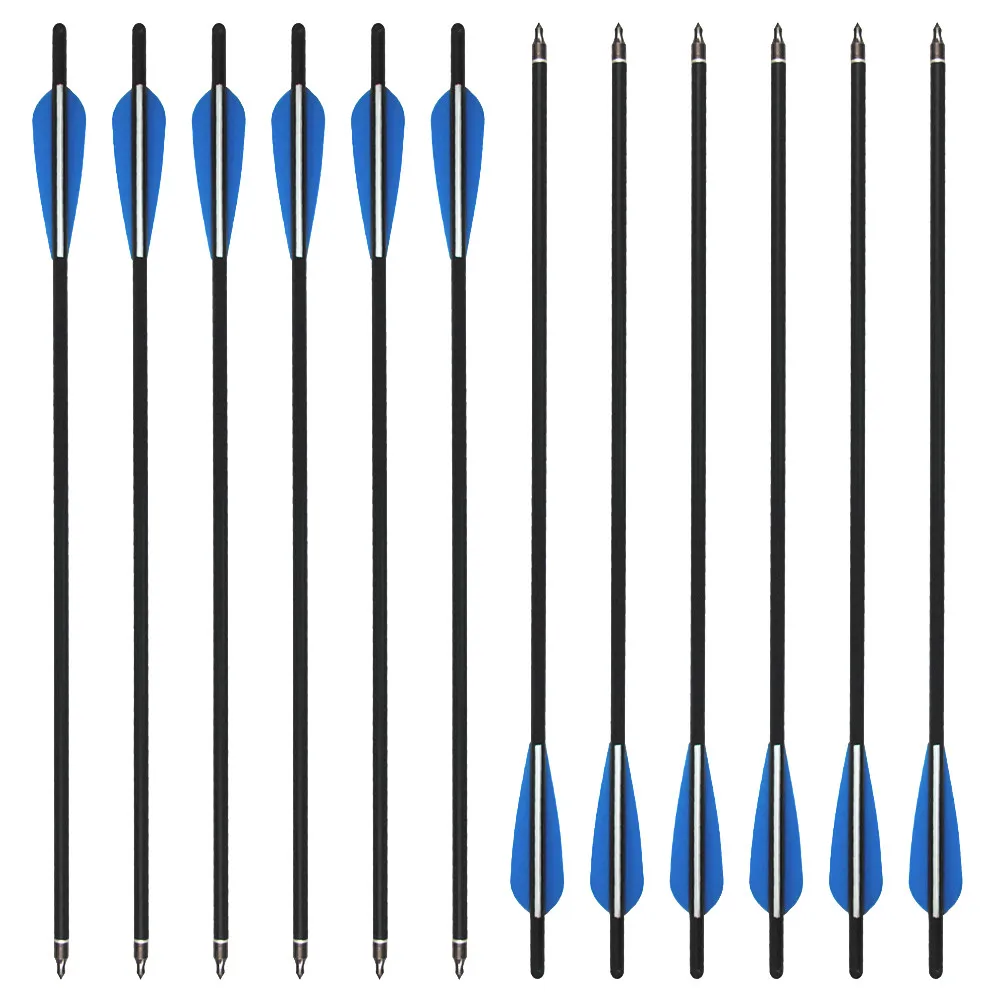 12pcs 20" Carbon Crossbow Bolts OD 8.8 mm With Half Moon Nock Hunting Shooting Arrow
12pcs 20" Carbon Crossbow Bolts OD 8.8 mm With Half Moon Nock Hunting Shooting Arrow