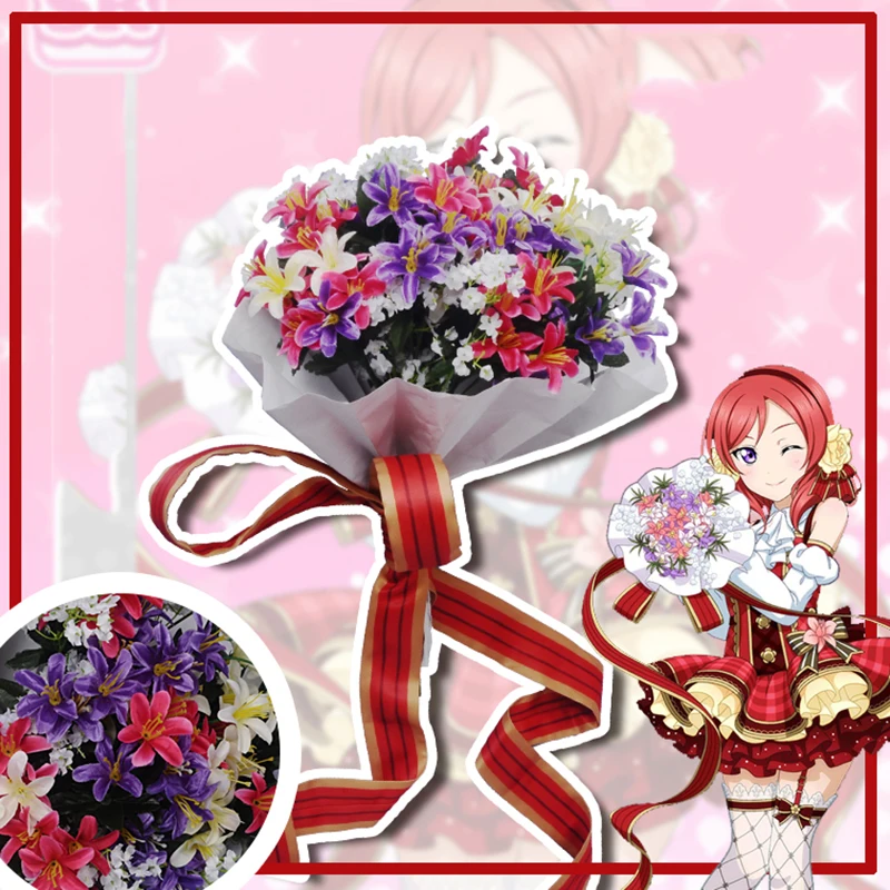 ROLECOS Japanese Anime Love Live! Cosplay Costumes Flower Bouquet Arousal Kousaka Honoka Minami Kotori Ayase Eli Cosplay Costume
ROLECOS Japanese Anime Love Live! Cosplay Costumes Flower Bouquet Arousal Kousaka Honoka Minami Kotori Ayase Eli Cosplay Costume