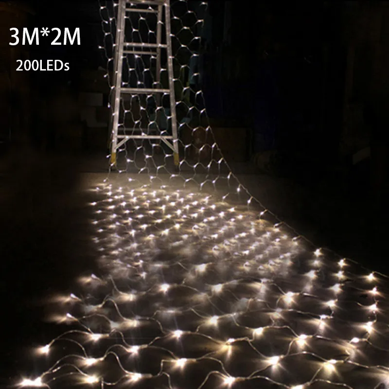 SICCSAEE 3x2M LED Net Mesh Fairy String Light Garland Window Curtain Christmas Easter Valentine Wedding Party Holiday Lamp
SICCSAEE 3x2M LED Net Mesh Fairy String Light Garland Window Curtain Christmas Easter Valentine Wedding Party Holiday Lamp