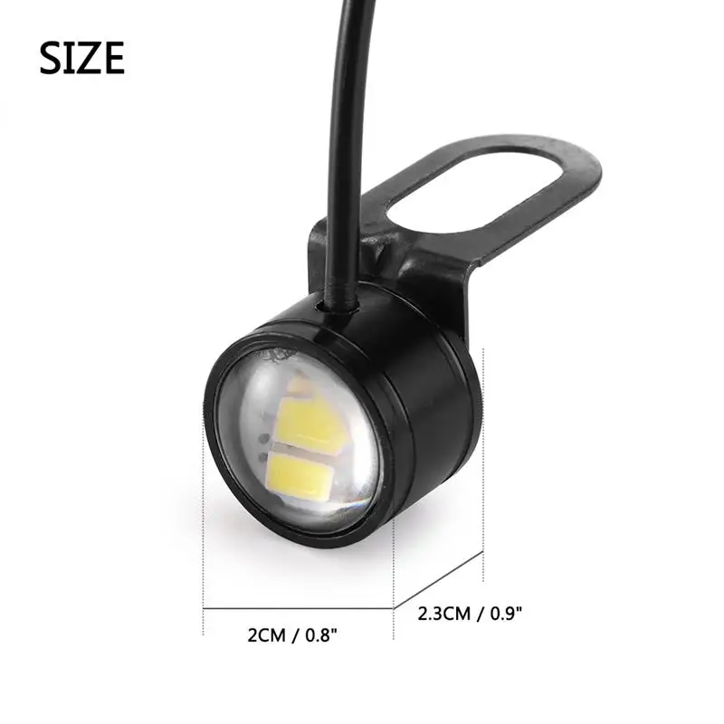 2pcs 20mm 5W Eagle Eye LED Hawkeye Reverse Backup Light Running Signal Bulb Fog Lamp DRL Daytime for Motorcycle Car DC 12V | Автомобили и