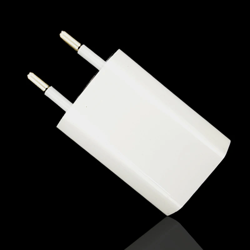 5 V 1A Европейская USB зарядка для Apple IPhone X 8 7 6 S Plus SE 8-контактный usb-кабель