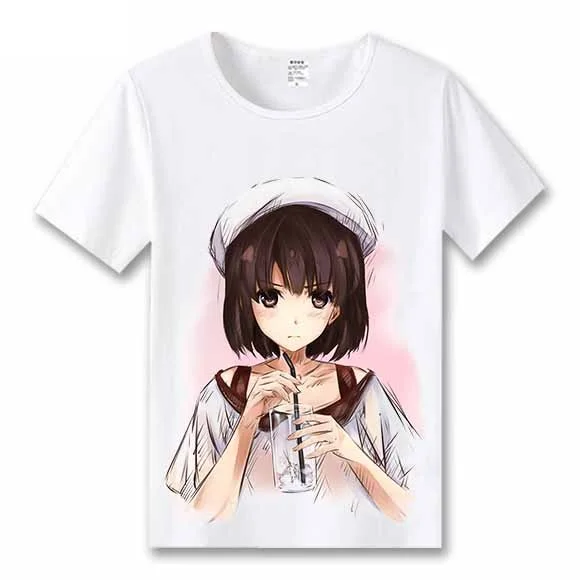 Повседневная хлопковая футболка унисекс с аниме Cos, Saenai Heroine no Sodatekata, футболка, топ
Повседневная хлопковая футболка унисекс с аниме Cos, Saenai Heroine no Sodatekata, футболка, топ