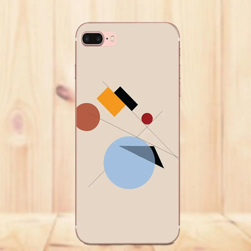 Maerknon Василий Кандинский ТПУ аксессуары чехол для Apple iPhone X 4 4S 5 5C 5S SE 6 6S 7 8 Plus |