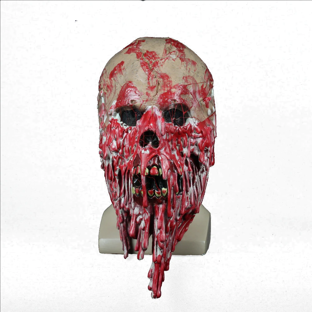 Демоническая паразитарная маска зомби латексные принадлежности череп вампира