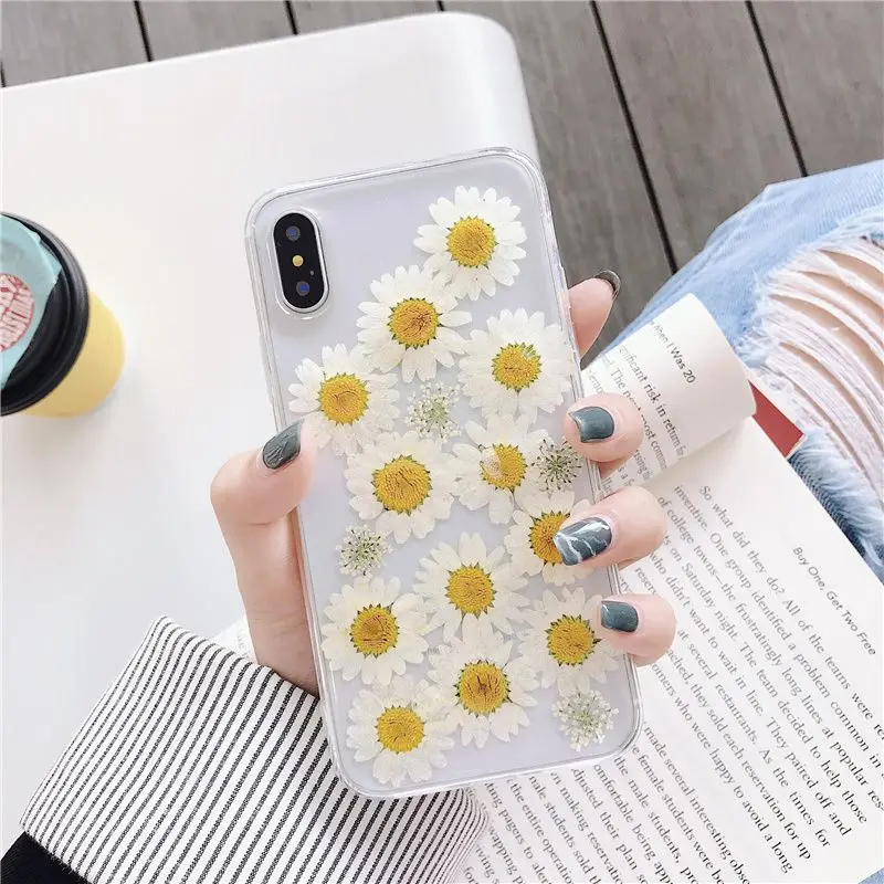 Real Flowers Clear Cover for Apple iPhone 6 6s 7 8 Plus XR XS Max Case Soft Transparent Dried Flower Cover For iPhone X Case
Real Flowers Clear Cover for Apple iPhone 6 6s 7 8 Plus XR XS Max Case Soft Transparent Dried Flower Cover For iPhone X Case