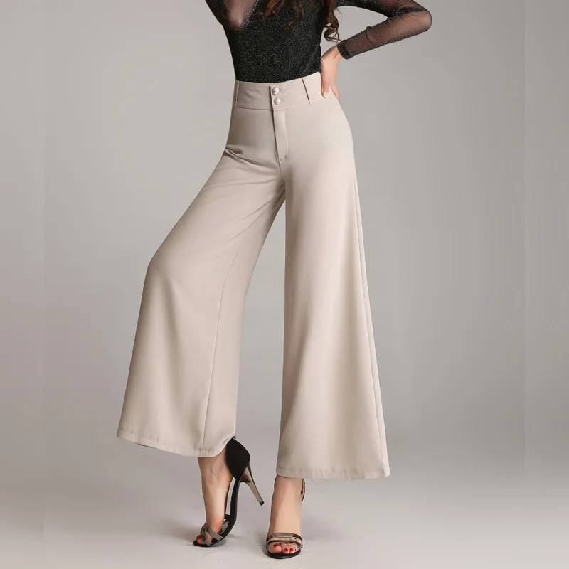 Lady Modern Wide-legged Trousers Adult National Standard Dance Pant Friendship Dance Trousers High Waist Trumpet Pants B-6879
Lady Modern Wide-legged Trousers Adult National Standard Dance Pant Friendship Dance Trousers High Waist Trumpet Pants B-6879