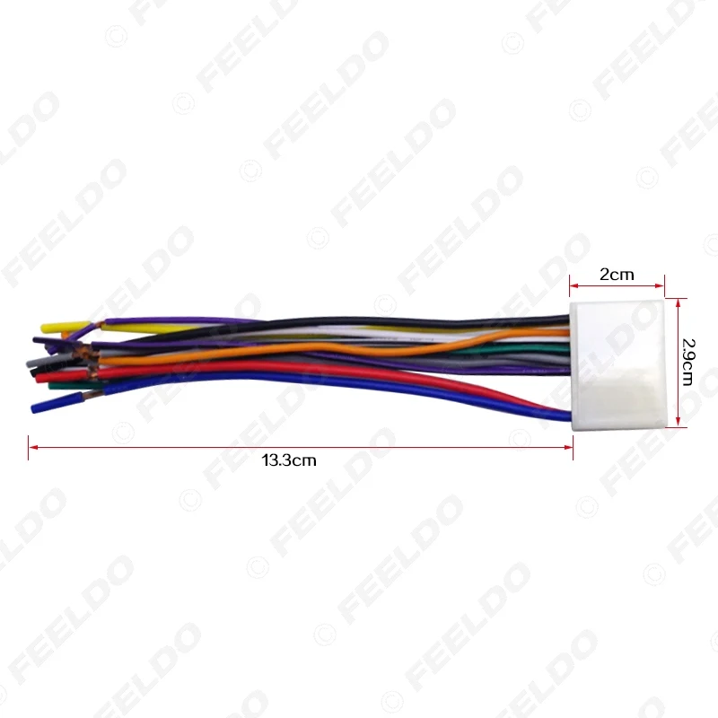 FEELDO 10X Car Radio Audio CD Power Wire Harness Adapter For Mitsubishi Lancer/Outlander/Mirage Toyota Crown/ Land Cruiser/Prado
FEELDO 10X Car Radio Audio CD Power Wire Harness Adapter For Mitsubishi Lancer/Outlander/Mirage Toyota Crown/ Land Cruiser/Prado