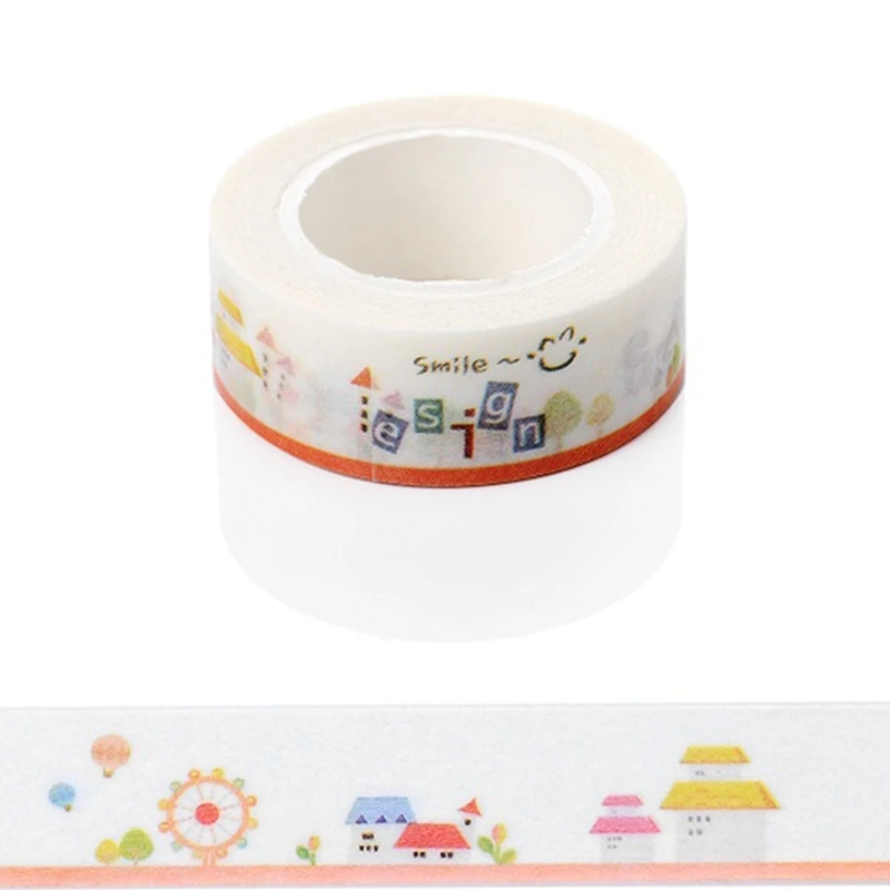 10m*15mm Creative kawai Sense Design Washi Tape DIY Decorative Tape Color Paper Office Adhesive Stationery Masking Tape Sticker
10m*15mm Creative kawai Sense Design Washi Tape DIY Decorative Tape Color Paper Office Adhesive Stationery Masking Tape Sticker