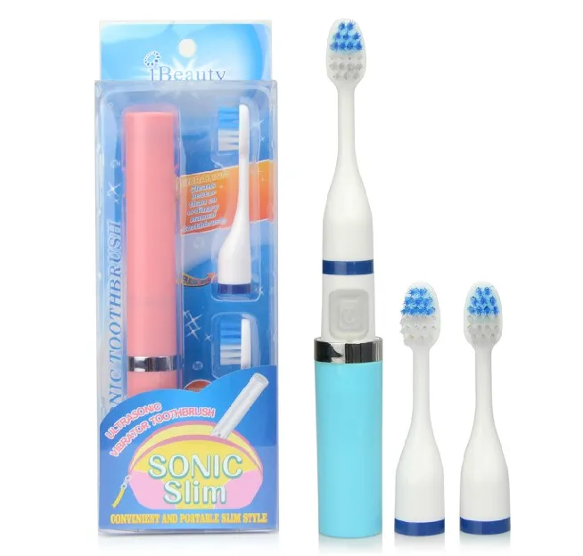 Protable battery powered Ultrasonic vibration toothbrush SonicSlim lipstick shape Adult electric toothbrush as oral care product
Protable battery powered Ultrasonic vibration toothbrush SonicSlim lipstick shape Adult electric toothbrush as oral care product